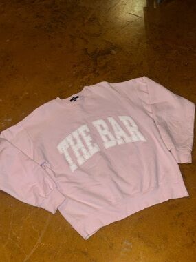 The Bar Light Pink Crewneck Sweatshirt🩰
